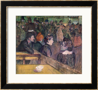 At The Moulin De La Galette, 1899 by Henri De Toulouse-Lautrec Pricing Limited Edition Print image
