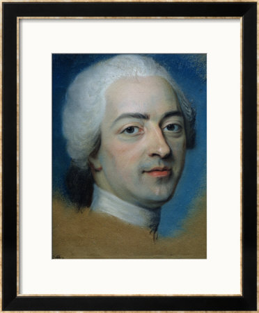 Louis Xv (1710-74) King Of France And Navarre, After 1730 by Maurice Quentin De La Tour Pricing Limited Edition Print image