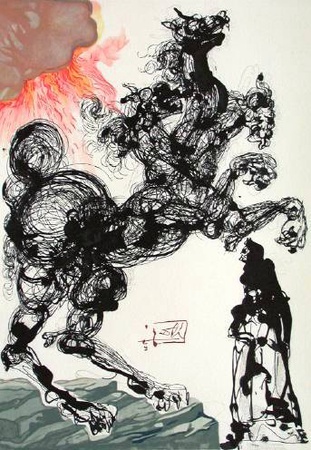 Dc Enfer 06 - Cerbere by Salvador Dali Pricing Limited Edition Print image