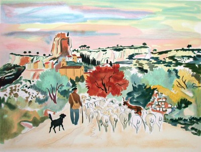 Moutons A Vitrolles by Yves Brayer Pricing Limited Edition Print image