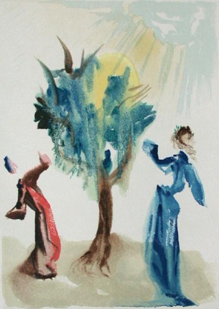 Dc Purgatoire 24 - L'arbre Du Chatiment by Salvador Dalí Pricing Limited Edition Print image