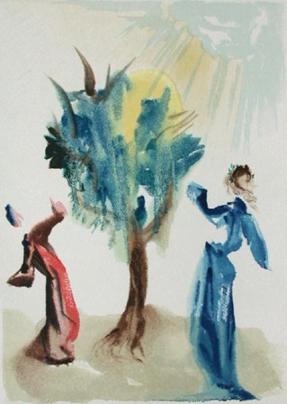 Dc Purgatoire 24 - L'arbre Du Chatiment by Salvador Dali Pricing Limited Edition Print image
