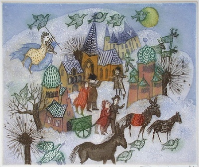 La Neige D'antan by Francoise Deberdt Pricing Limited Edition Print image