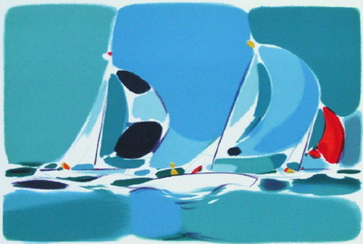 Regate 9 by Michel Bez Pricing Limited Edition Print image