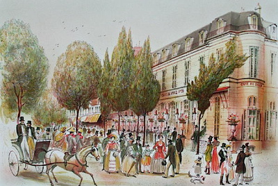 Le Cafe De Paris by Rolf Rafflewski Pricing Limited Edition Print image