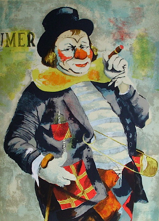 Le Clown by Victor Viko Pricing Limited Edition Print image