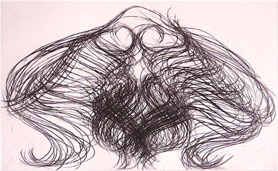 Ap192b - Entre Ouies Et Cours Ii by Jean Messagier Pricing Limited Edition Print image