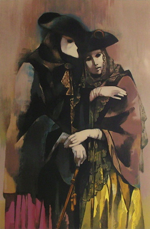 Couple Vénitien (1Er État) by Manolo Ruiz Pipo Pricing Limited Edition Print image
