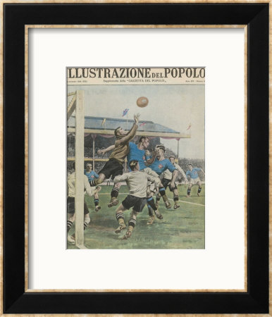 England Versus Italy At Highbury by A. Brivio Pricing Limited Edition Print image