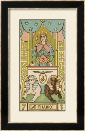 Tarot: 7 Le Chariot by Oswald Wirth Pricing Limited Edition Print image