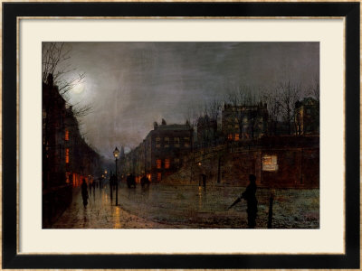 Going Home At Dusk, 1882 by John Atkinson Grimshaw Pricing Limited Edition Print image