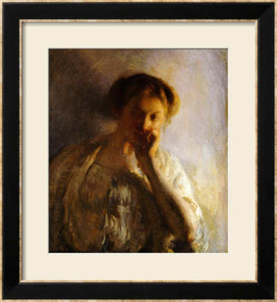 La Penserosa by Joseph Rodefer De Camp Pricing Limited Edition Print image