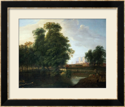 A View Of Westminster Abbey, From Rosamund's Pond, St. James's Park by John Inigo Richards Pricing Limited Edition Print image
