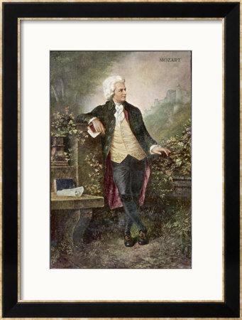 Wolfgang Amadeus Mozart Austrian Musician by V. Janschek Pricing Limited Edition Print image