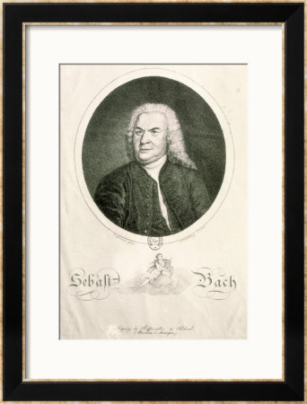 Portrait Of Johann Sebastian Bach by Elias Gottleib Haussmann Pricing Limited Edition Print image