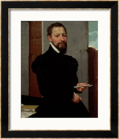 Giovanni Pietro Maffeis (1533-1603), Professor Of Rhetoric At Genoa University (1563) by Giovanni Battista Moroni Pricing Limited Edition Print image