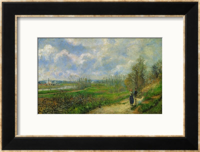 The Cabbage Garden Near Pontoise, 1878 by Camille Pissarro Pricing Limited Edition Print image
