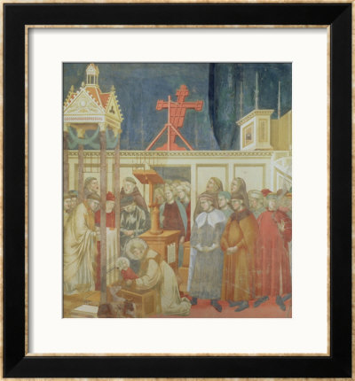 St. Francis Of Assisi Preparing The Christmas Crib At Grecchio, 1296-97 by Giotto Di Bondone Pricing Limited Edition Print image