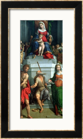 Madonna And Child With Saints by Benvenuto Tisi Da Garofalo Pricing Limited Edition Print image