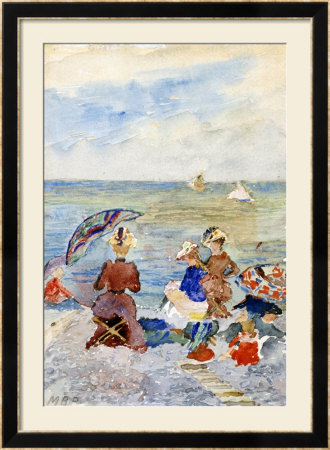 Figures On The Beach by Maurice Brazil Prendergast Pricing Limited Edition Print image