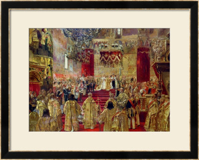 Study For The Coronation Of Tsar Nicholas Ii (1868-1918) And Tsarina Alexandra (1872-1918) by Henri Gervex Pricing Limited Edition Print image