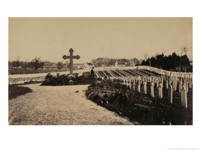 Soldiers' Cemetery, Alexandria, Virginia, C.1865 by Andrew J. Johnson Pricing Limited Edition Print image