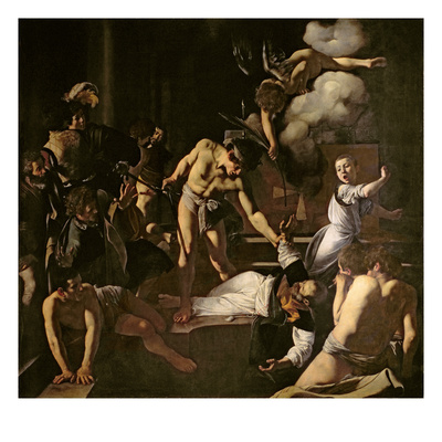 The Martyrdom Of St. Matthew, 1599-1600 by Caravaggio Pricing Limited Edition Print image