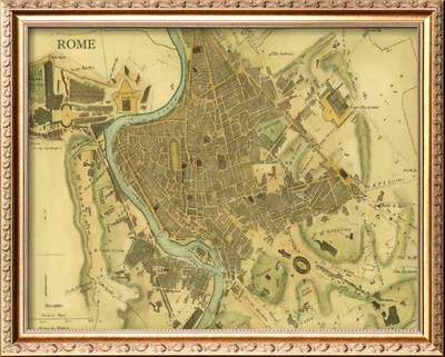 Map Of Rome by Vision Studio Pricing Limited Edition Print image