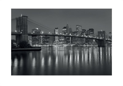 Brooklyn Bridge At Night by Jeremy Walker Pricing Limited Edition Print image
