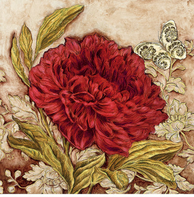 Antiqued Peony by Laurel Lehman Pricing Limited Edition Print image
