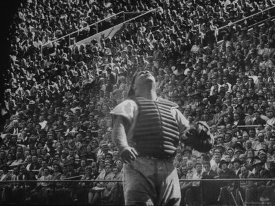 Dodger Roy Campanella At Attention And Looking Up In The Prep Position For Catching A Pop Fly by Francis Miller Pricing Limited Edition Print image