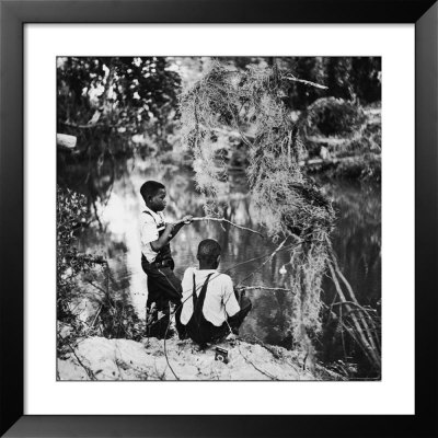 Albert Thornton's Grandson's Fishing by Gordon Parks Pricing Limited Edition Print image