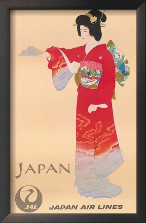 Japan Air Lines, Geisha C.1950’S by Mitsumura Pricing Limited Edition Print image
