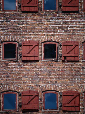 Windows And Shutters Of Nyhavn, Copenhagen, Denmark by Damien Simonis Pricing Limited Edition Print image