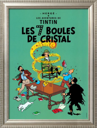 Les 7 Boules De Cristal, C.1948 by Hergé (Georges Rémi) Pricing Limited Edition Print image