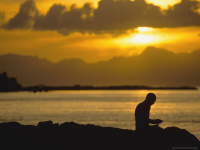 Fisherman At Harbor, Papeete, Society Islands by Alessandro Gandolfi Pricing Limited Edition Print image