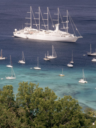Sailing Ships, Port Elizabeth, Bequia by Dave Bartruff Pricing Limited Edition Print image