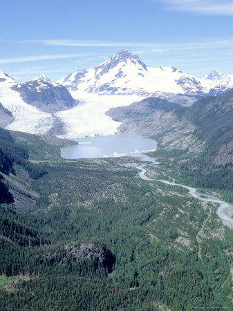 Glacial Formed High Mt. Lake, Coast Range by Tim Heneghan Pricing Limited Edition Print image