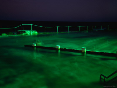 Bronte Baths Under Lights by Dushan Cooray Pricing Limited Edition Print image