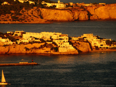 Cala Talamanca From D'alt Vila, Balearic Islands, Spain by Jon Davison Pricing Limited Edition Print image