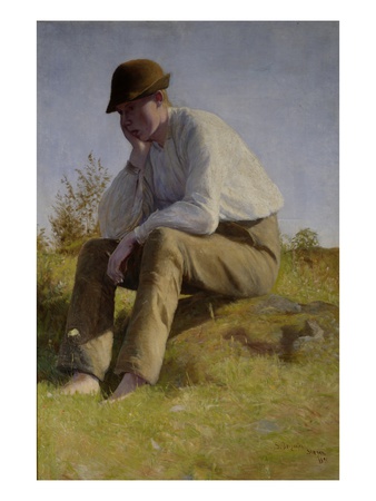 Askeladden, 1891 (Oil On Canvas) by Sven Jorgensen Pricing Limited Edition Print image