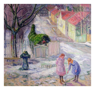 From Lillehammer, 1912 (Oil On Canvas) by Lars Jorde Pricing Limited Edition Print image