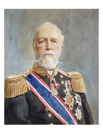 King Oscar Ii (W/C On Paper) by Andreas Bloch Pricing Limited Edition Print image