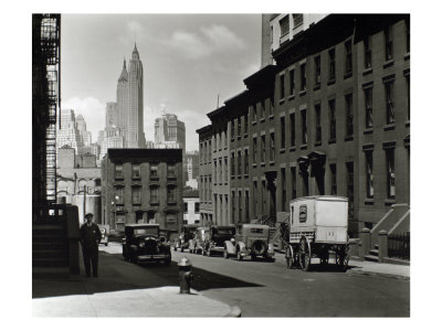 Willow And Poplar Street, Looking East Toward Manhattan, Brooklyn by Berenice Abbott Pricing Limited Edition Print image