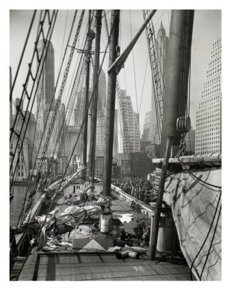 Theoline, Pier 11, East River, Manhattan by Berenice Abbott Pricing Limited Edition Print image