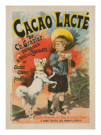 Le Cacao Lacte, De Ch Gravier by Lucien Lefevre Pricing Limited Edition Print image