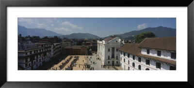 Group Of People Walking On A Road, Kathmandu, Nepal by Panoramic Images Pricing Limited Edition Print image