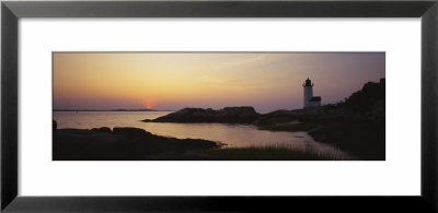 Lighthouse On The Coast, Cape Ann, Gloucester, Massachusetts, Usa by Panoramic Images Pricing Limited Edition Print image