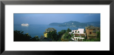 Huts On A Hilltop, Zihuatanejo, Guerrero, Mexico by Panoramic Images Pricing Limited Edition Print image