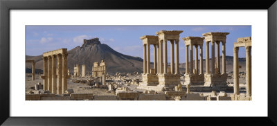 Colonnades On An Arid Landscape, Palmyra, Syria by Panoramic Images Pricing Limited Edition Print image